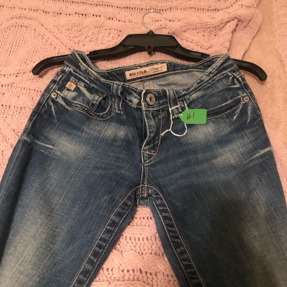 Womens Big Star jeans   Stitching on pockets